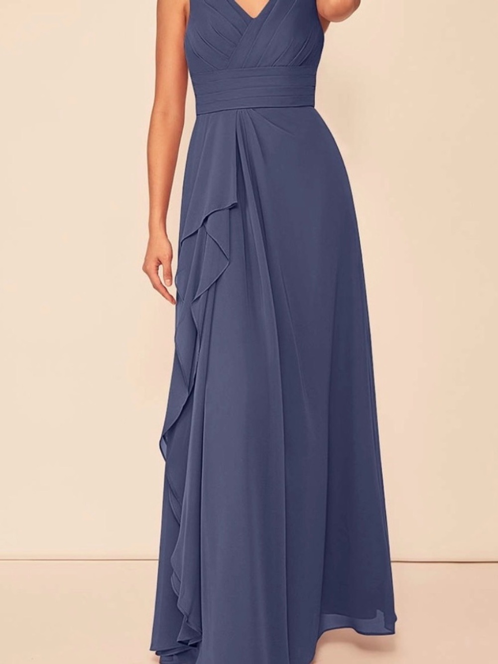 Azazie Julianna Chiffon Smoky Dress size 8